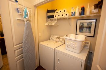 In-home washer/dryer connections